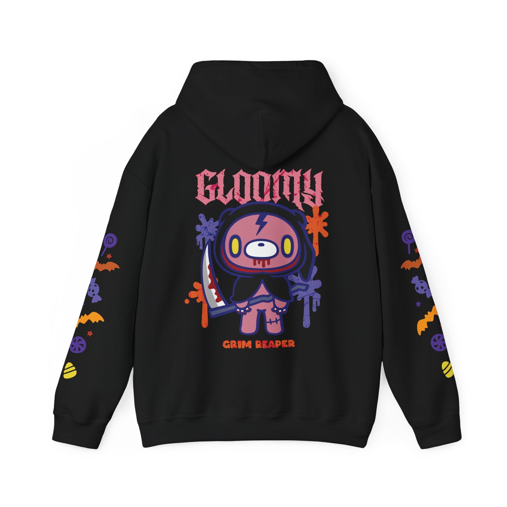 Halloween Grim Reaper Gloomy Bear Hoodie